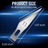 60 Pcs #11 X-Acto Knife Blades – Replacement Blades for Art, Craft & Scrapbooking - Image 4