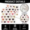 Valentine’s Table Runner – 13x72", Colorful Hearts, Seasonal Decor for Dining & Mantel - Image 3