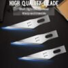 60 Pcs #11 X-Acto Knife Blades – Replacement Blades for Art, Craft & Scrapbooking - Image 3