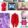 Polar Fleece Fabric – 72"x60", Soft Plush Anti-Pill, Red Hearts, 2 Yards, for Blankets & Crafts - Image 4