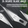 60 Pcs #11 X-Acto Knife Blades – Replacement Blades for Art, Craft & Scrapbooking - Image 2