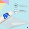 Clear Transfer Tape for Vinyl – 12" x 300' Roll, Premium-Grade for Cricut Crafts & Decals - Image 3
