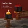 Black Empty Candle Tins with Lids for DIY Supplies - Image 5