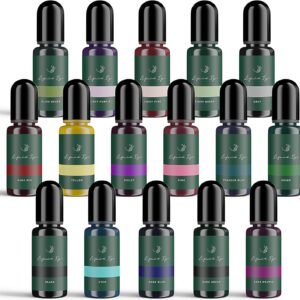 16 Vibrant Liquid Candle Dyes for Soy Wax – Safe & Natural Wax Colorants