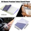 50 Sheets Tattoo Transfer Paper – A4, Smudge-Free Carbon Layer for Copier or Hand Drawing - Image 4