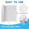 Clear Vinyl Transfer Tape with Red Alignment Grid – 12" x 16.4ft for Crafts, Decals & Walls - Image 5