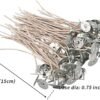 100 Pcs CD 12 Candle Wicks (6") – Cotton & Paper Wicks for Soy Candle Making - Image 5