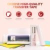 Clear Vinyl Transfer Paper Tape – 12" x 50ft with Alignment Grid for Decals, Signs & Stickers - Image 5