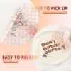 Clear Vinyl Transfer Paper Tape – 12" x 50ft with Alignment Grid for Decals, Signs & Stickers - Image 2