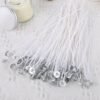 100 Pcs 8" Cotton Candle Wicks – Pre-Waxed, Thick with Base for DIY Candle Making - Image 3