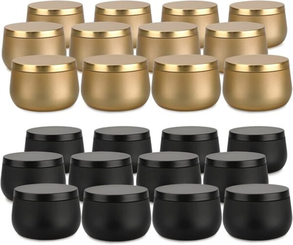 24 Piece Candle Tins with Lids