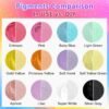 12 Colors Mica Powder Pearlescent Pigments – For Resin, Soap, Nail Polish, Candles & More (10g Each) - Image 3
