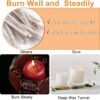 100 Pcs CD 12 Candle Wicks (6") – Cotton & Paper Wicks for Soy Candle Making - Image 2