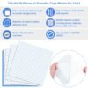 20 Pack Vinyl Transfer Tape Clear Contact Paper for Cricut Vinyl Craft - Image 5