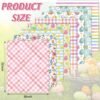 Pastel Easter Fabric Bundle – 8 Pieces, 18x22 Inch, Chicks, Bunny & Flowers for DIY & Decor - Image 4