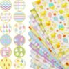 Easter Cotton Fabric Bundle – 12 Pieces, 18x22 Inch, Bunny, Egg & Carrot Prints for DIY & Decor - Image 3