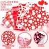 Valentine’s Fabric Bundle – 100 pcs, 10"x10" Squares, Rose, Red & Pink Hearts for DIY Craft - Image 3