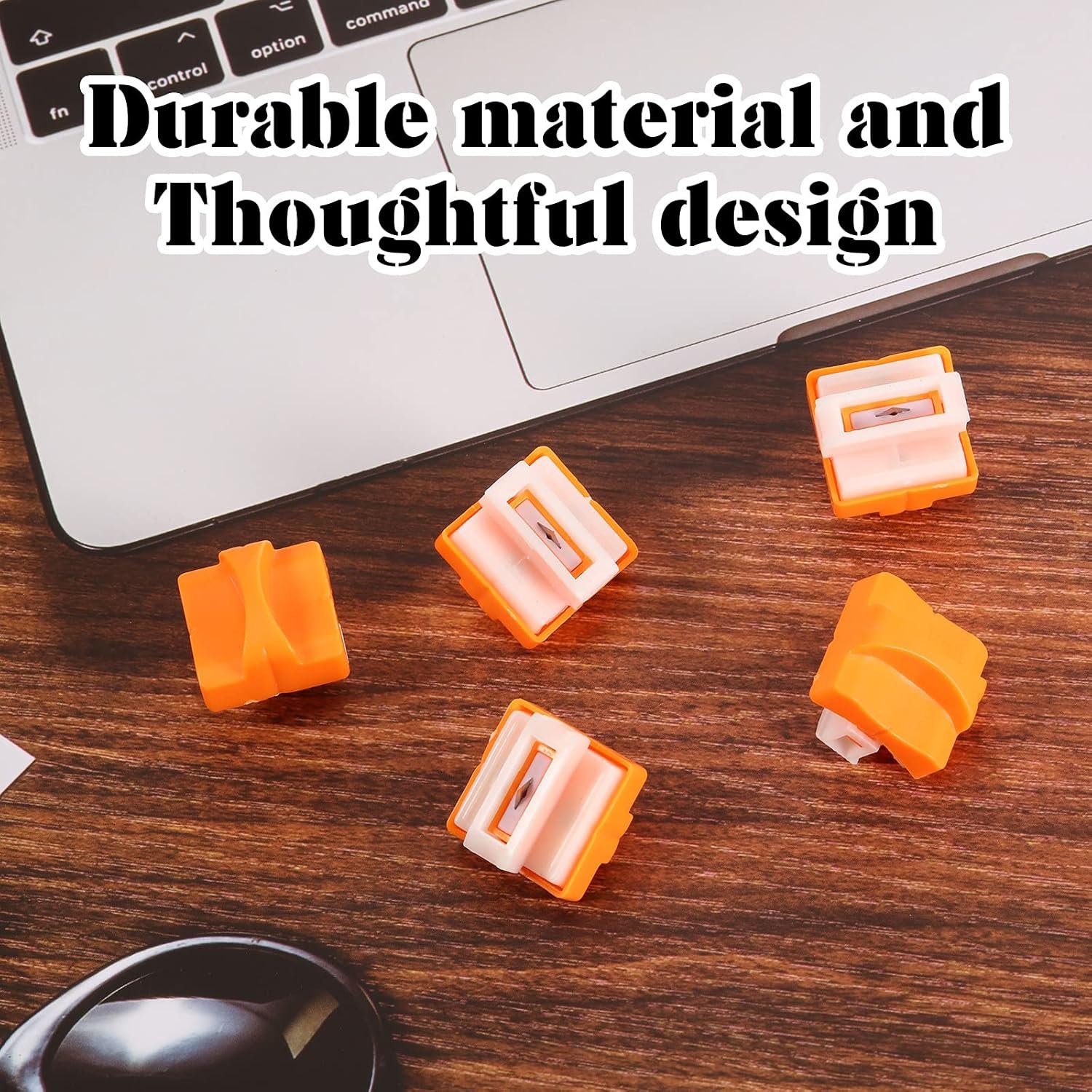 6 Pcs Paper Cutter Replacement Blades – Craft Cutting Blades for A4 Trimmer (Orange) - Image 2