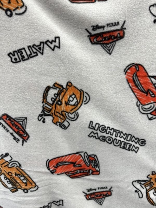 Licensed Character Cars Classic Cars FLC Pixar-Anti Pill Premium Fleece Fabric, 60” Inches Wide