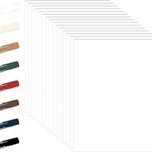 25 Sheets 8.5x11 Colored Cardstock – 25 Colors, 250 GSM for Cricut & Crafts