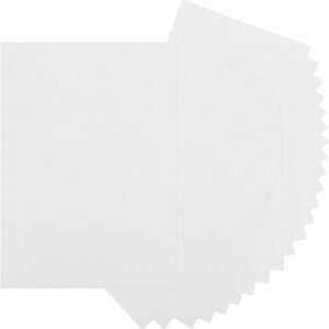 24 Sheets White Cardstock – 8.5" x 11", 250 GSM for Printing, Invitations & Crafts