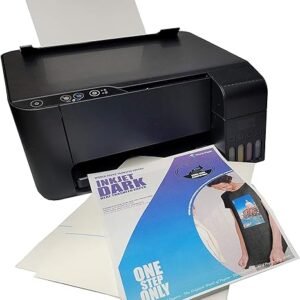 50 Pk Dark Transfer Paper – 8.5" x 11" for Inkjet Printing