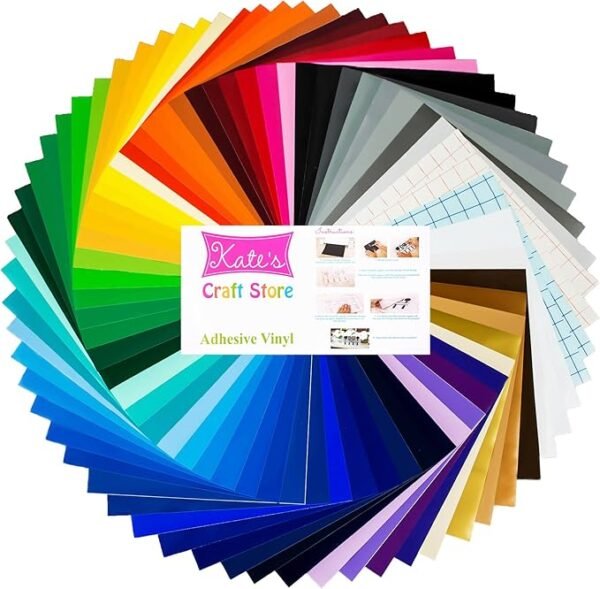 63 Colors 651 Permanent Outdoor Adhesive Vinyl Sampler Pack