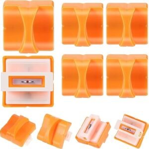 6 Pcs Paper Cutter Replacement Blades – Craft Cutting Blades for A4 Trimmer (Orange)