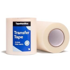 Clear Transfer Tape for Vinyl – 6" x 300ft, Medium to High Tack for Crafts & Decals