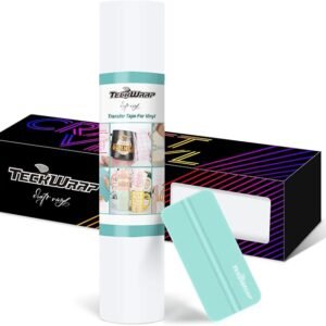 Clear Matte Vinyl Transfer Tape – 12" x 30FT, Low Tack for Decals, Signs & Stickers