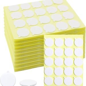 720 Pcs Candle Wicks & Double-Sided Wick Stickers – Heat-Resistant with "Tail" for Candle Making