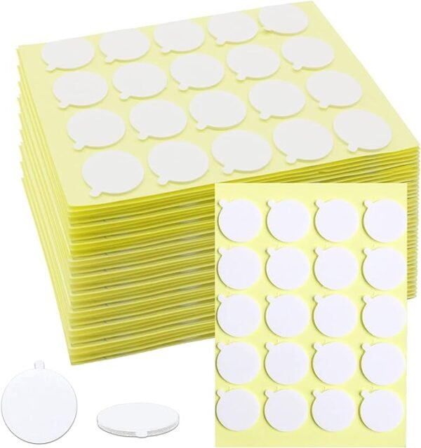 720 Pcs Candle Wicks & Double-Sided Wick Stickers – Heat-Resistant with "Tail" for Candle Making