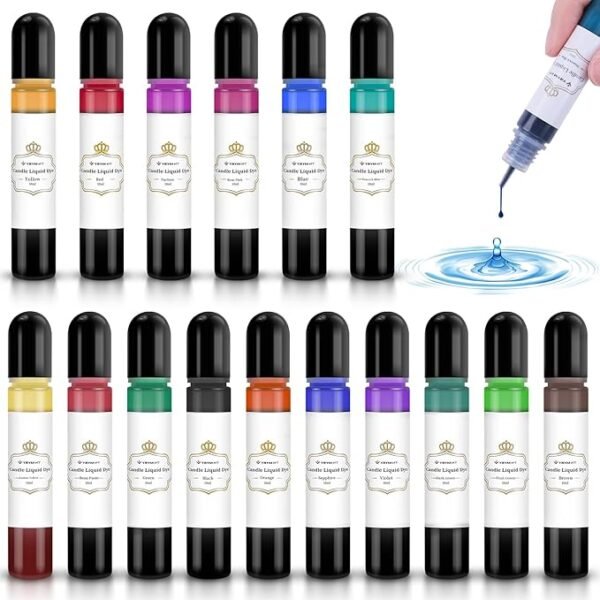 Vibrant Liquid Oil-Based Candle Dye