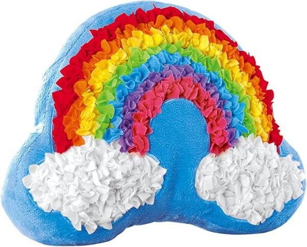 Plush Rainbow Pillow Fabric by Number Craft