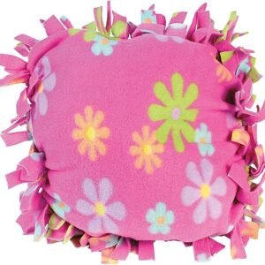 Fleece Flower Pillow Craft Kit - Crafts for Kids and Fun Home Activities