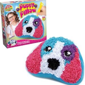 DIY Puppy Pillow Plush Craft Kit with Poke-in Fabric Art