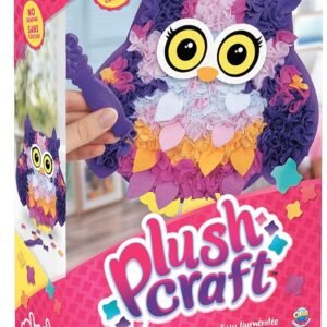 Mess-Free Fabric by Number Owl Pillow Crafting Kit