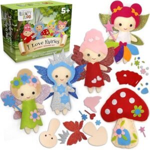 Easy Sewing Projects Craft Kit for Children to Make Their Own Felt Pillows and Plush Crafts