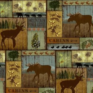Barcelonetta Dust Cover Fabric, 60" Wide, Medium Weight, Khaki, 1 Yard