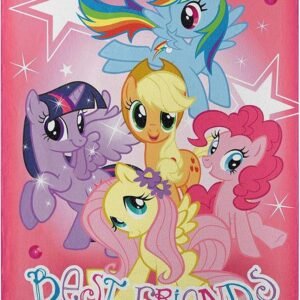 My Little Pony 'Happy Herd' Fleece Throw Blanket, 45" x 60", Multi-Color