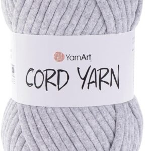 Super Bulky Crochet Cord Yarn – 8.8oz/80yds, Light Gray, for Baskets, Rugs, Cushions, Bags & Pet Beds