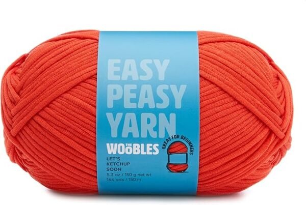 Yarn – Medium Worsted #4, Cotton-Nylon Blend, Beginner Friendly for Crochet & Knitting