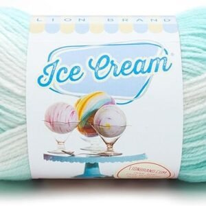 Yarn (1 Skein) Ice Cream Baby Yarn, Mint, 1182 Foot (Pack of 1)
