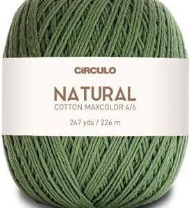 Natural Cotton Yarn – Light Worsted, 247 Yds, 7oz, 100% Cotton, Single Ball