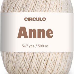 Mercerized Cotton Yarn – Fingering Weight, 547 Yds, 5.19oz, Natural Color