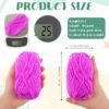 24-Pack Acrylic Yarn Skeins – 25g Each, Total 2400 Yards for Knitting & Crocheting Projects - Image 4