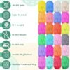 24-Pack Acrylic Yarn Skeins – 25g Each, Total 2400 Yards for Knitting & Crocheting Projects - Image 3