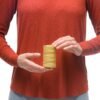 60-Yard Natural Flax Yarn – Yellow & Natural, Durable for Crocheting - Image 2