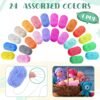 24-Pack Acrylic Yarn Skeins – 25g Each, Total 2400 Yards for Knitting & Crocheting Projects - Image 2