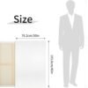 2-Pack Large 30x40 Pre-Stretched Cotton Canvases – Primed Blank Boards for Acrylic, Oil & Watercolor Painting - Image 2